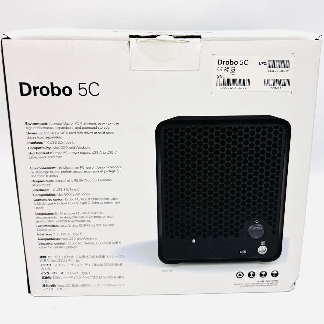 Drobo 5C PDR-5C 3.5インチ×5bay Beyond RAID