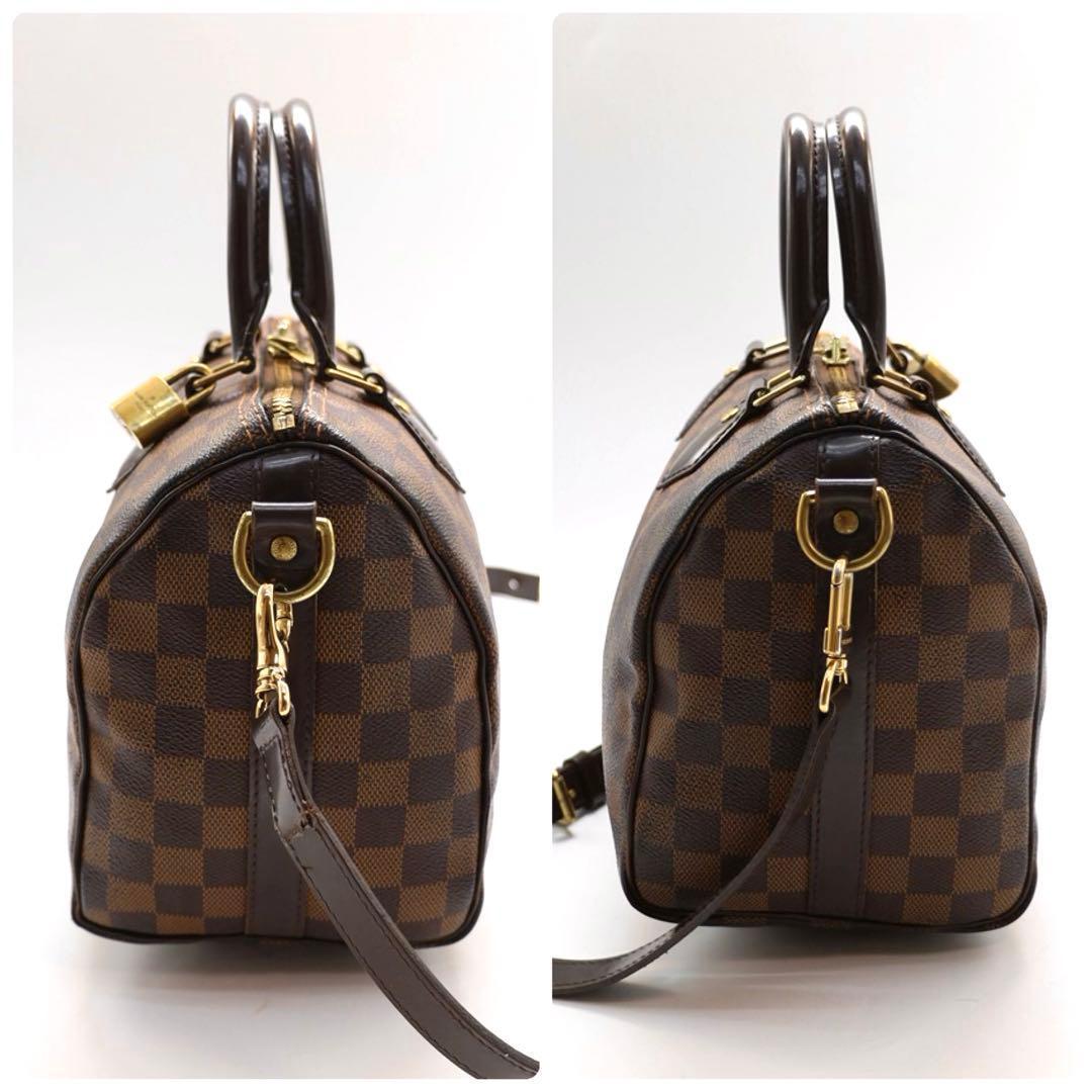 【美品】ヴィトン　スピーディ・バンドリ―エール25 ダミエ　エベヌ　ハンドバッグ