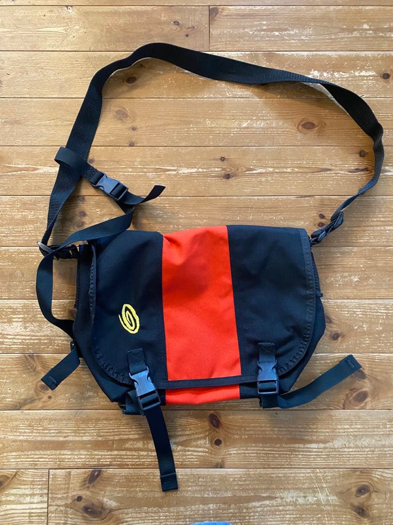 【美品】TIMBUK2 メッセンジャーバッグ Sサイズ ブラック×オレンジ