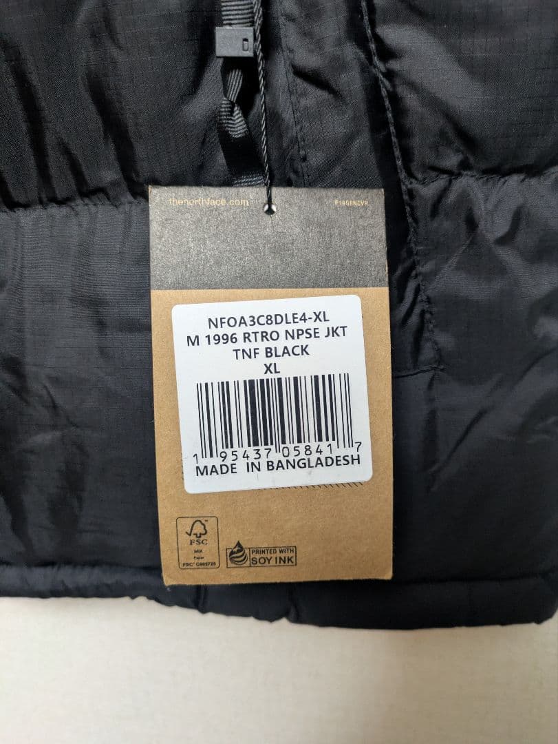 新品 ノースフェイス ヌプシ ダウンジャケット XL