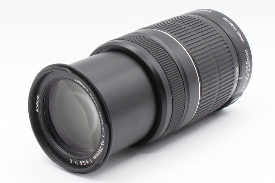 美品✨望遠レンズ✨手ブレ補正⭕️Canon EF-S 55-250mm IS Ⅱ