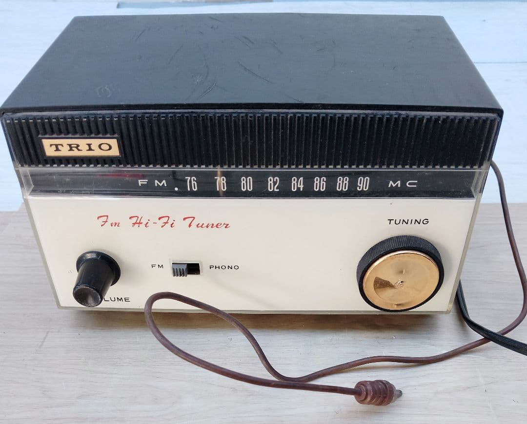 TRIO真空管FMチューナーFM-108 ジャンク品(よ35)