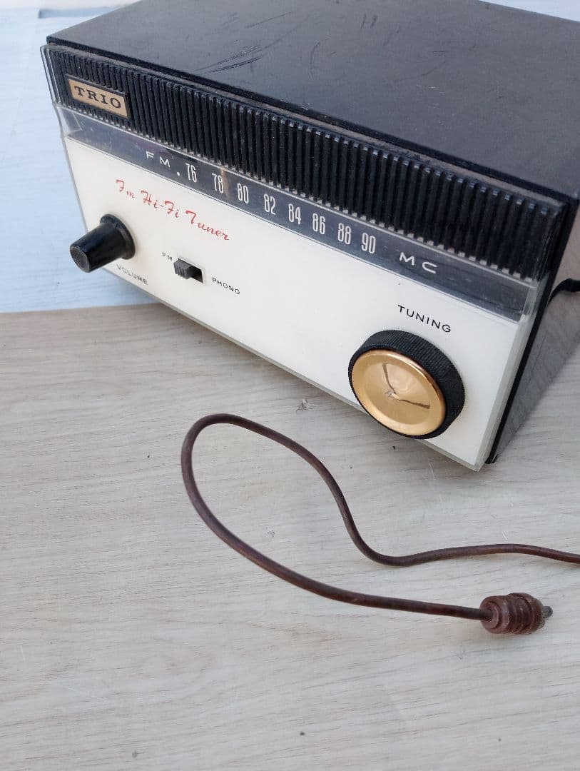 TRIO真空管FMチューナーFM-108 ジャンク品(よ35)