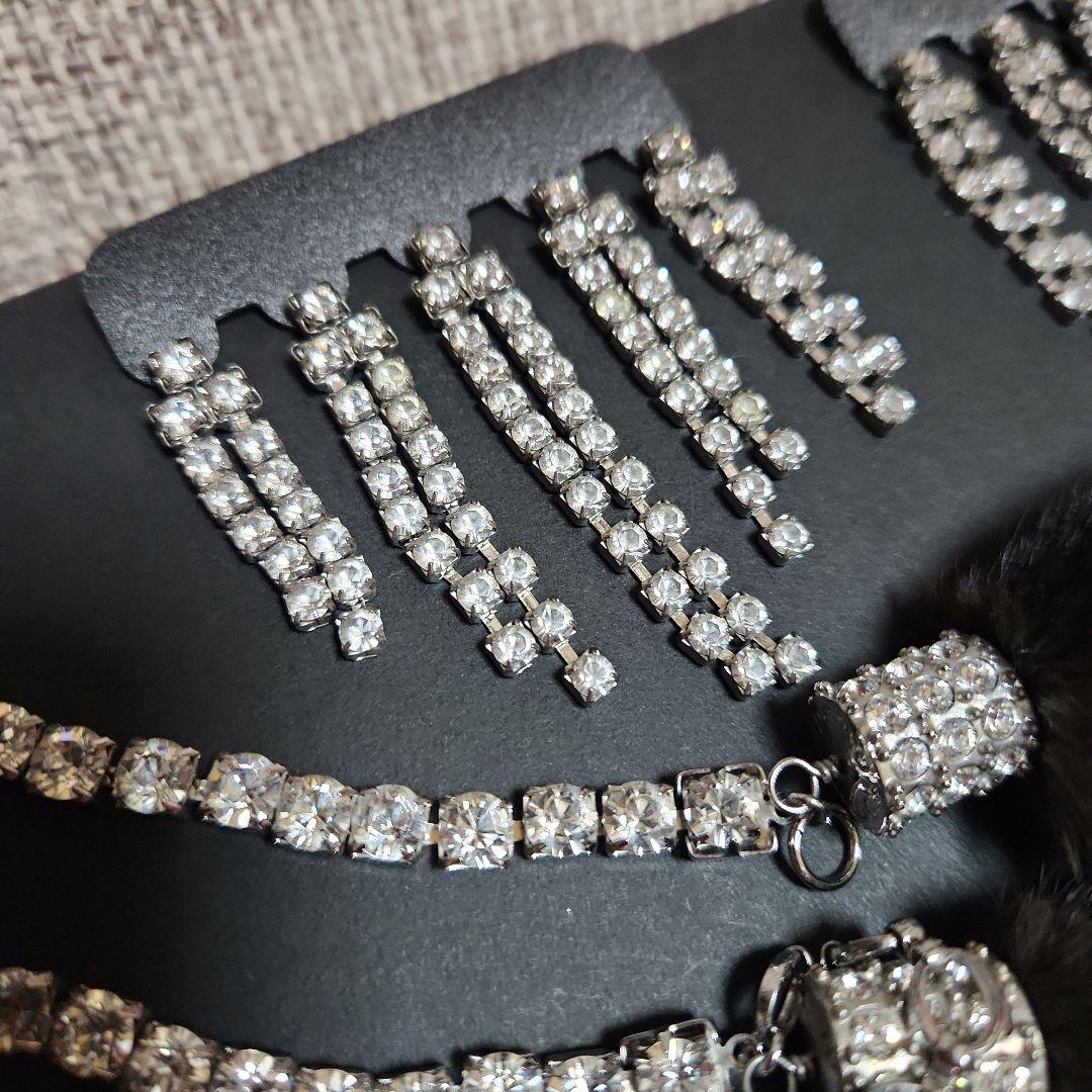 ギャルソン DADルームミラー ラインストーン クリスタル ミンク