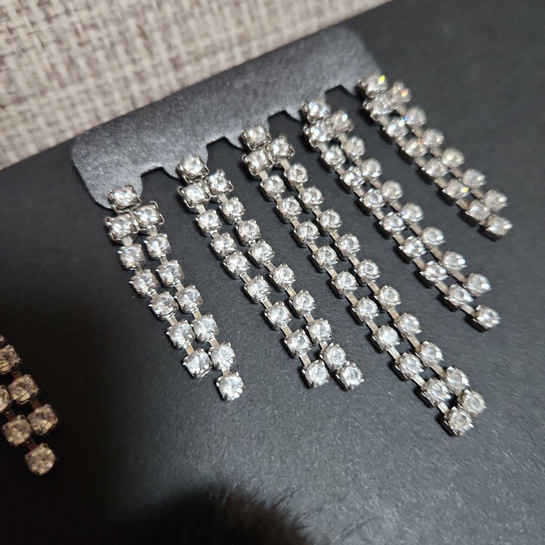 ギャルソン DADルームミラー ラインストーン クリスタル ミンク