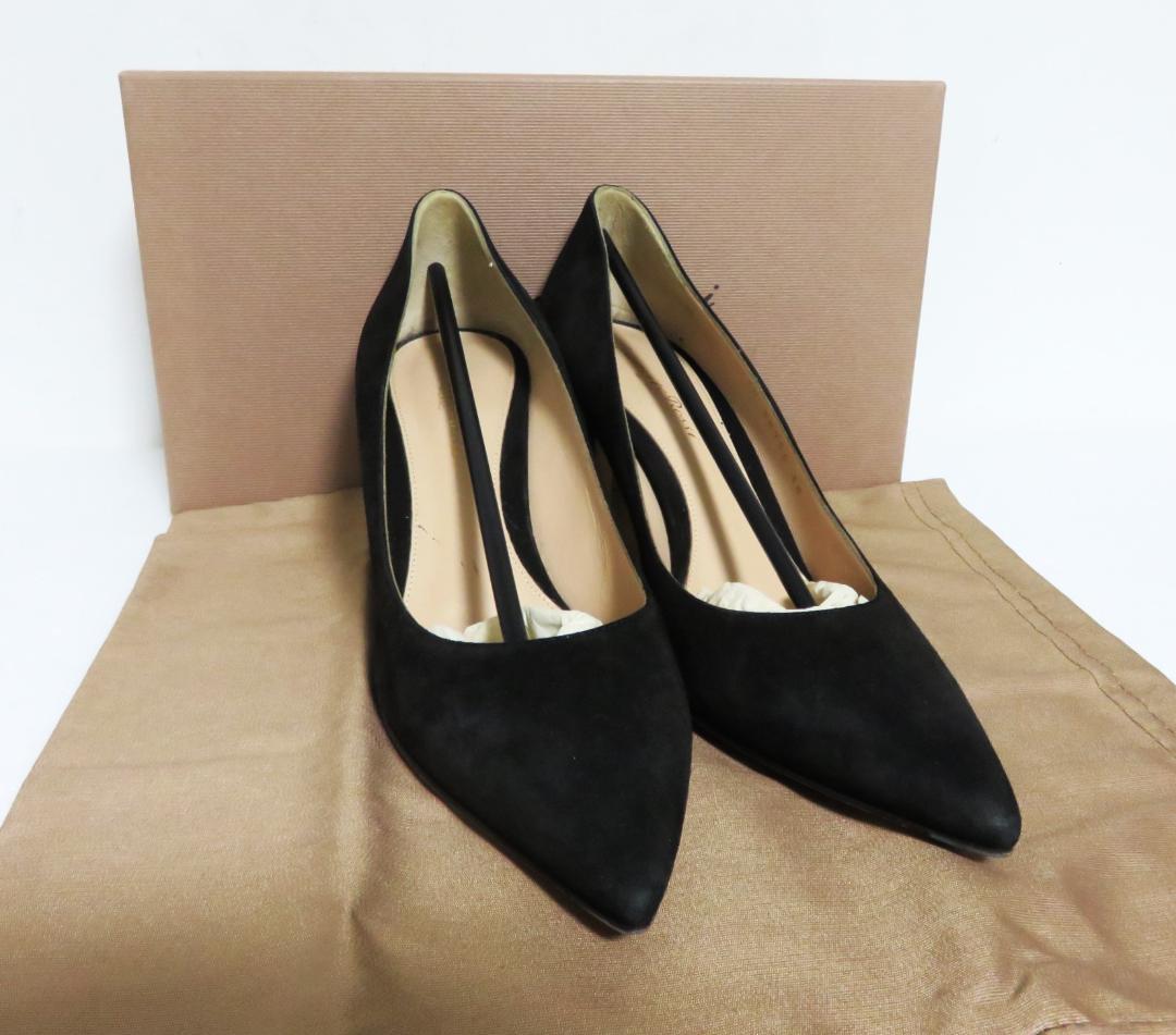 Gianvito Rossi GIANVITO 70 ブラック スエード 38