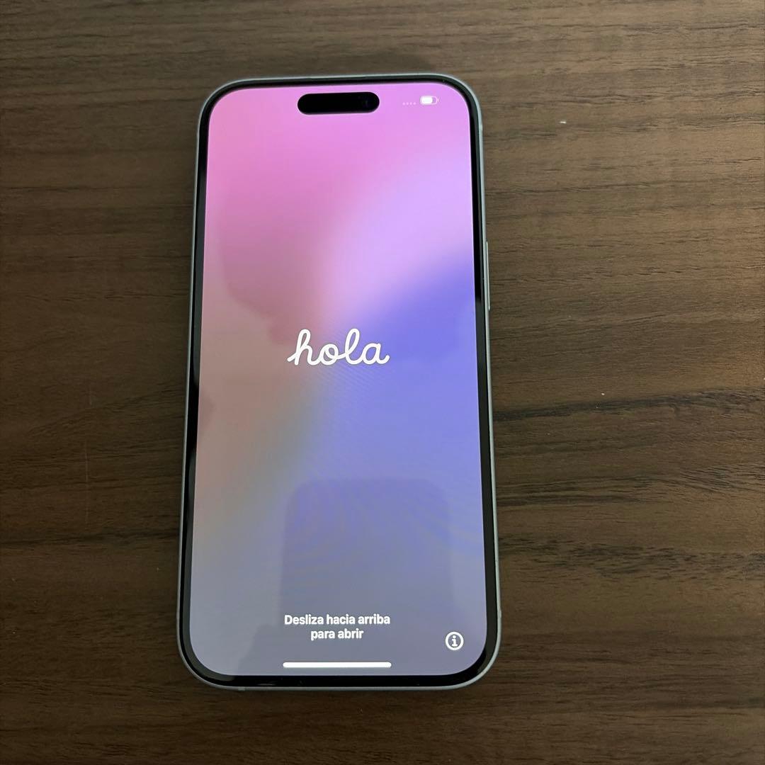 『美品』アイフォンApple iPhone 15 ブルー128GB