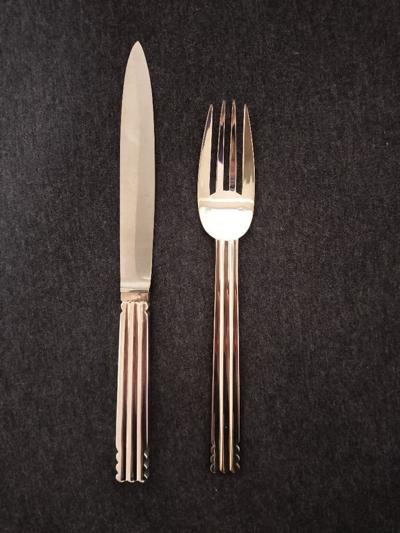 0xKenPuiforcatピュイフォルカフォークナイフシルバープレート銀