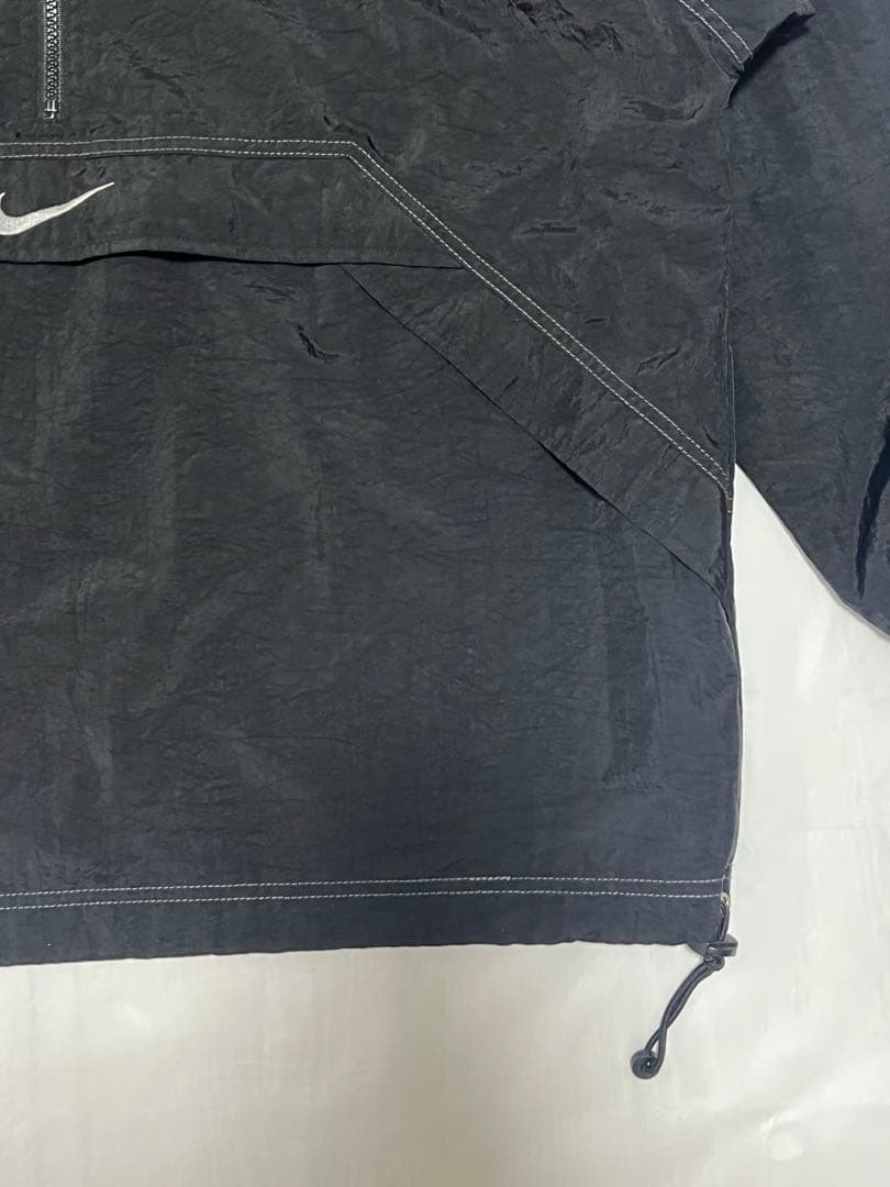 90s 銀タグ NIKE anorak parka M black