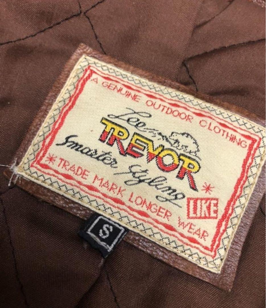 【超希少】80s Lee TREVOR リー トレヴォー 牛レザー ライダース