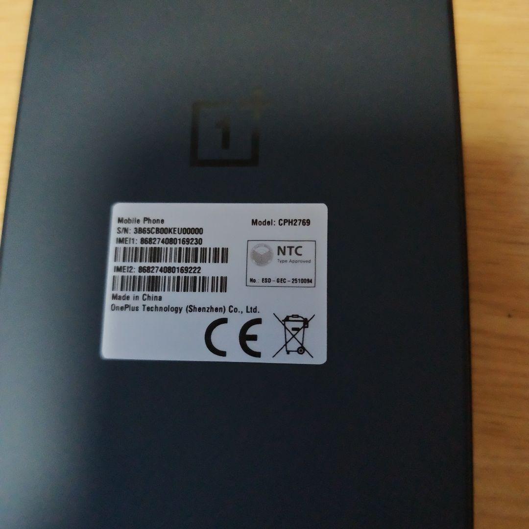 One Plus 15R ブラック CPH2769 グローバル版