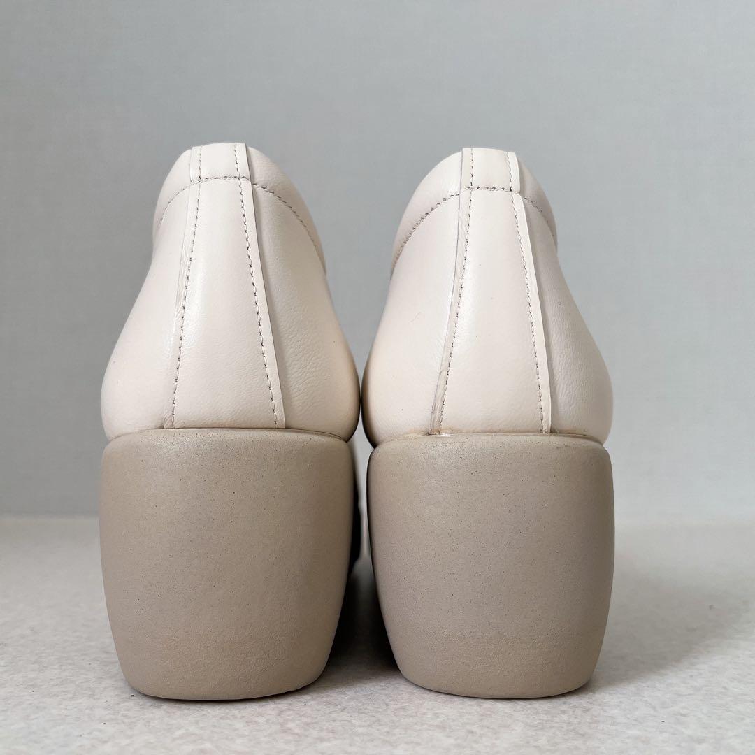 HILLS AVENUE ヒールローファー ウエーブソール 厚底 23cm