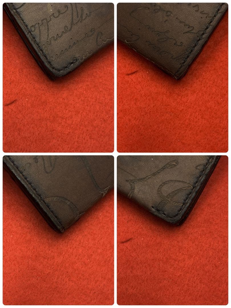 ベルルッティ ケース 小銭入れ レザー 革 ダークブラウン 濃茶