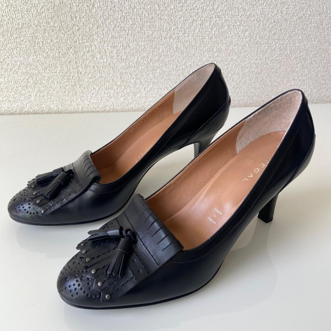 【美品】リーガルレディース タッセル付き パンプス 24センチ