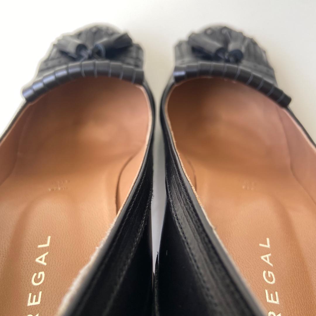 【美品】リーガルレディース タッセル付き パンプス 24センチ