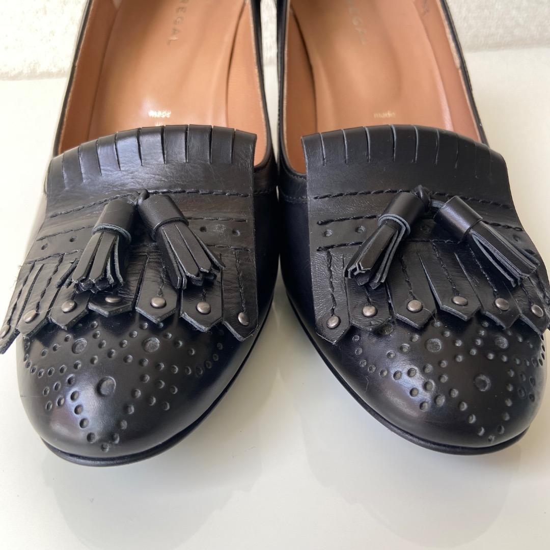 【美品】リーガルレディース タッセル付き パンプス 24センチ