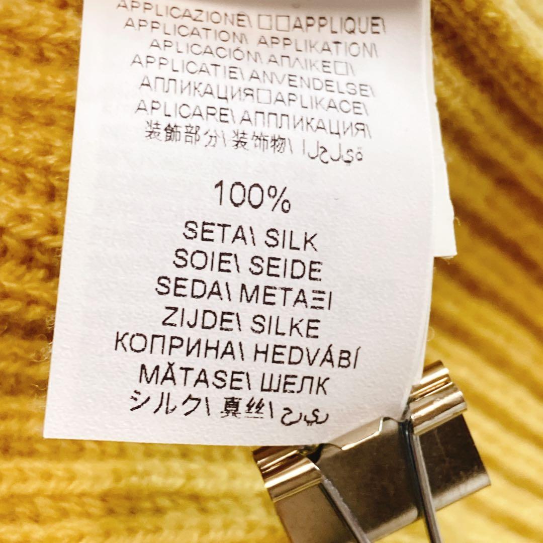 美品 ブルネロクチネリ モニーレ カシミヤ シルク パーカー クロップド リボン