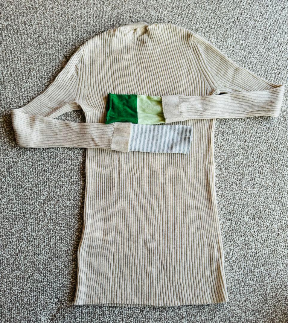 ENFÖLD リブ編み長袖ニット 38