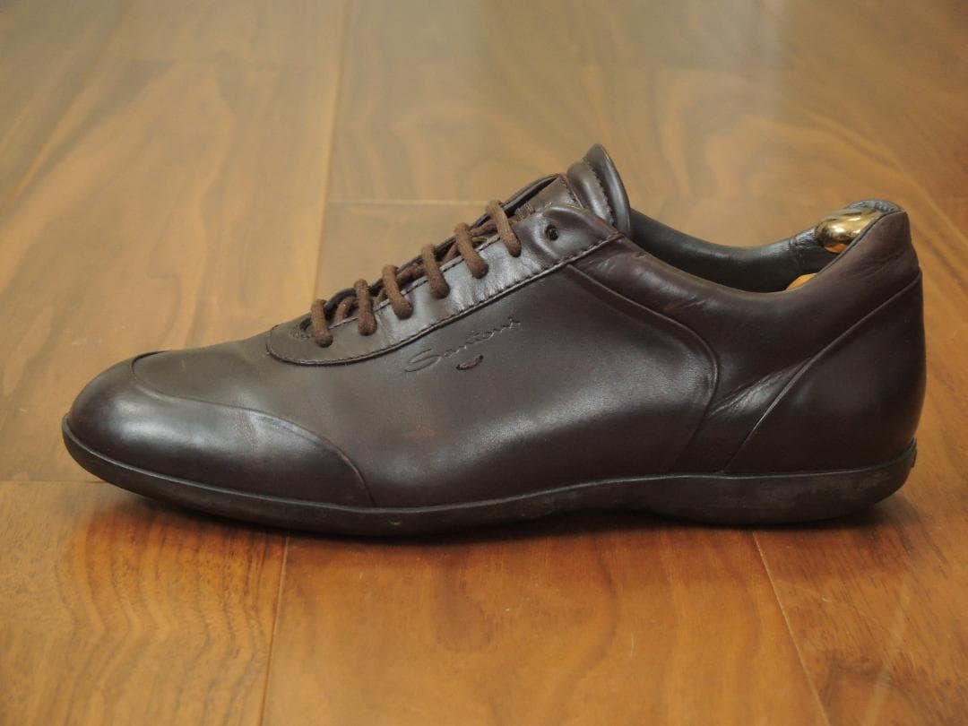 9万円 サントーニ　レザースニーカー　6.5　JP25　一番売れている超定番