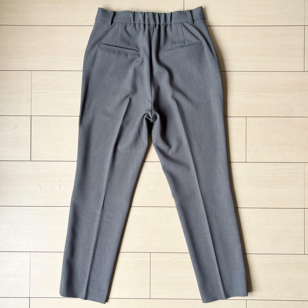 美品　ソージュ　SOEJU ウールライクノーカラージャケット パンツ スーツ