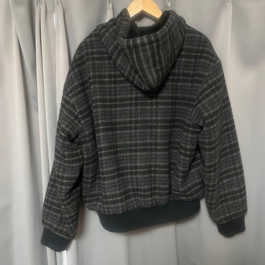 ジャケット・アウター supreme Plaid Wool Hooded Work Jacket