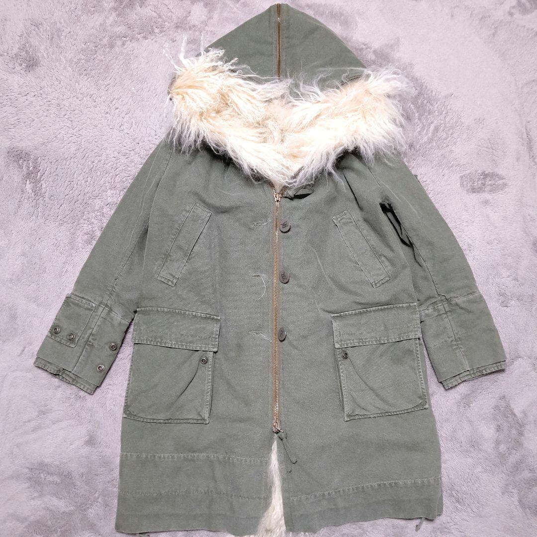 ERMANNO SCERVINO モッズコート ファー ミリタリー Y2K