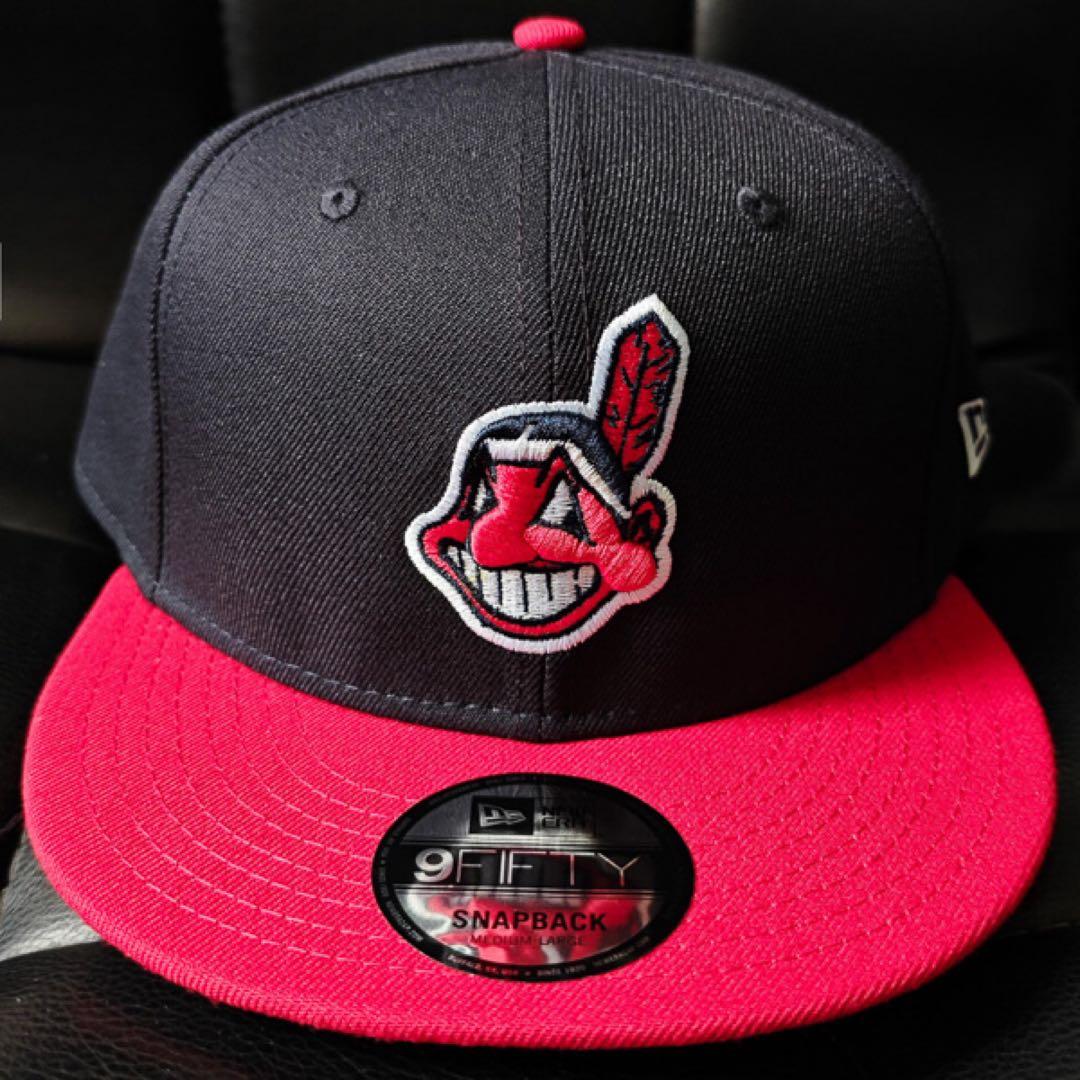 MLB クリーブランド インディアンス 野球帽子 ニューエラ キャップM289