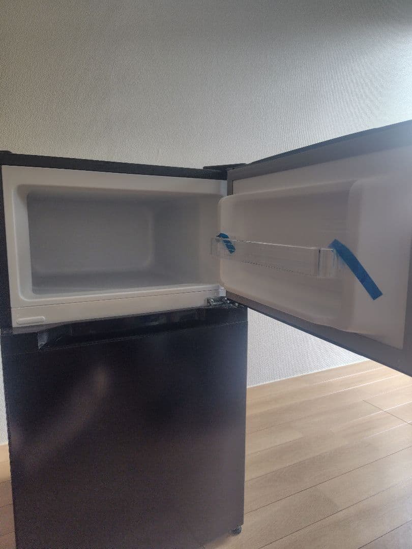 【引取限定】アイリスオーヤマ ブラック 冷蔵庫 冷凍庫