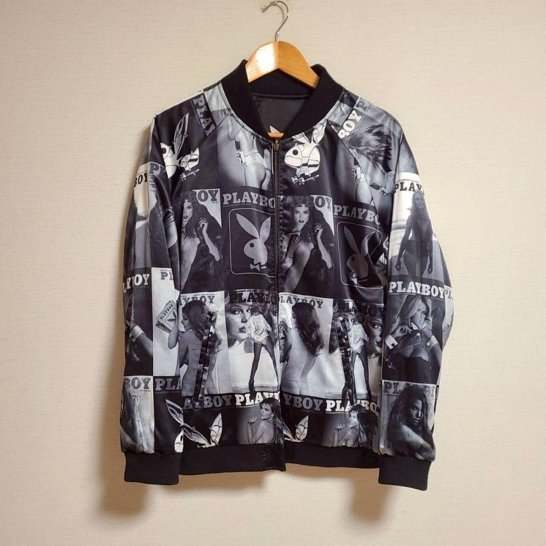 PLAYBOY × GALLIS ADDICTION リバーシブル スカジャン
