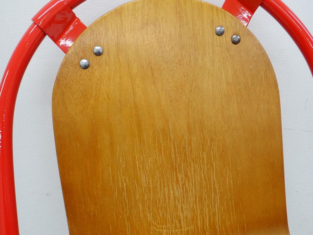 関家具 CRASH GATE/クラッシュゲート スタッキングチェア レッド