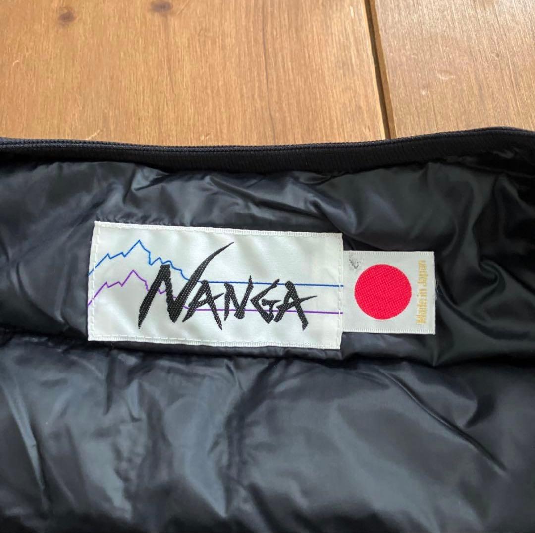 ゆい&こう様　ナンガ　ホワイトレーベル　ダウンカーディガン　ブラック　Ｓ