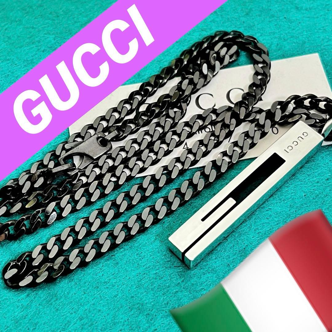 美品‼️GUCCI ラージ‼️Gモチーフネックレス