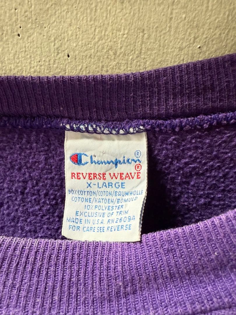 トップス 90s Champion Reverse Weave XL SUNS