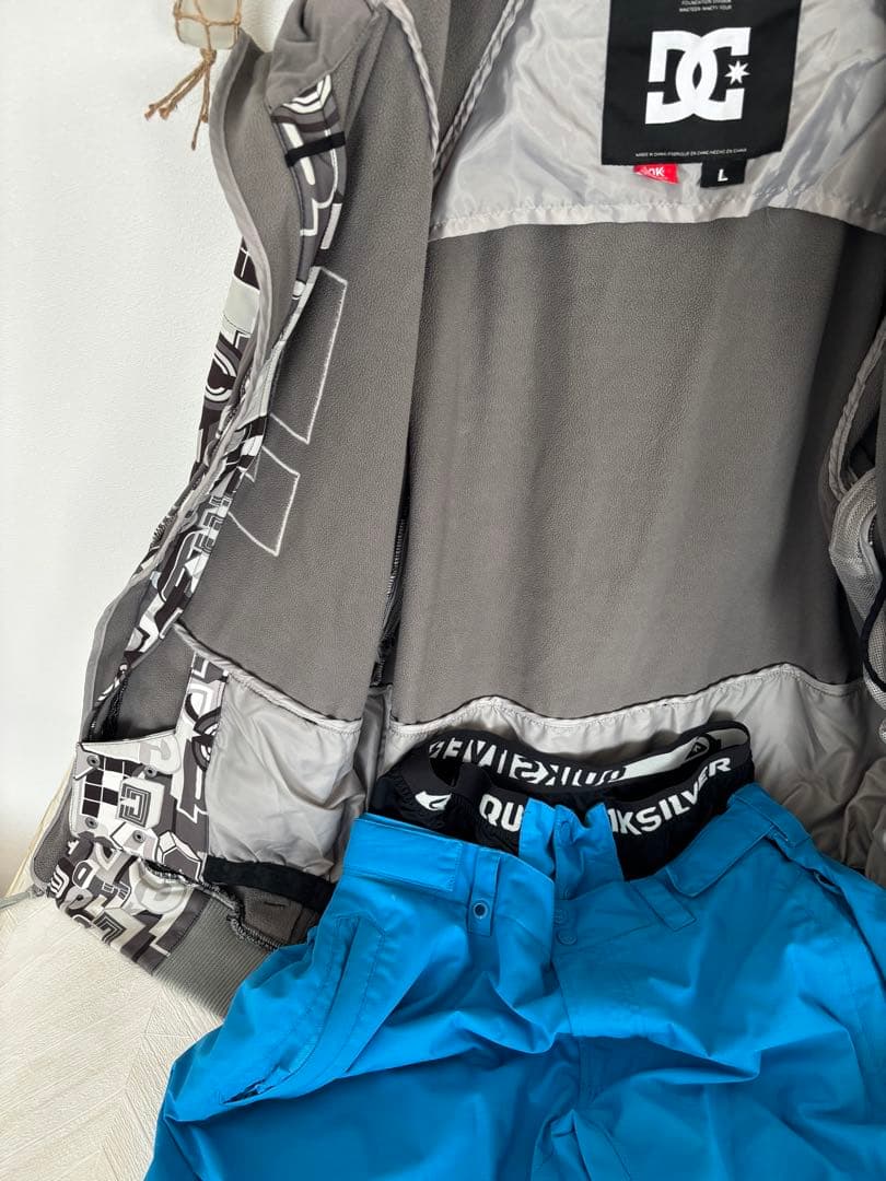 hiroumi！DC スノーボードウェア Lサイズ グレー/青