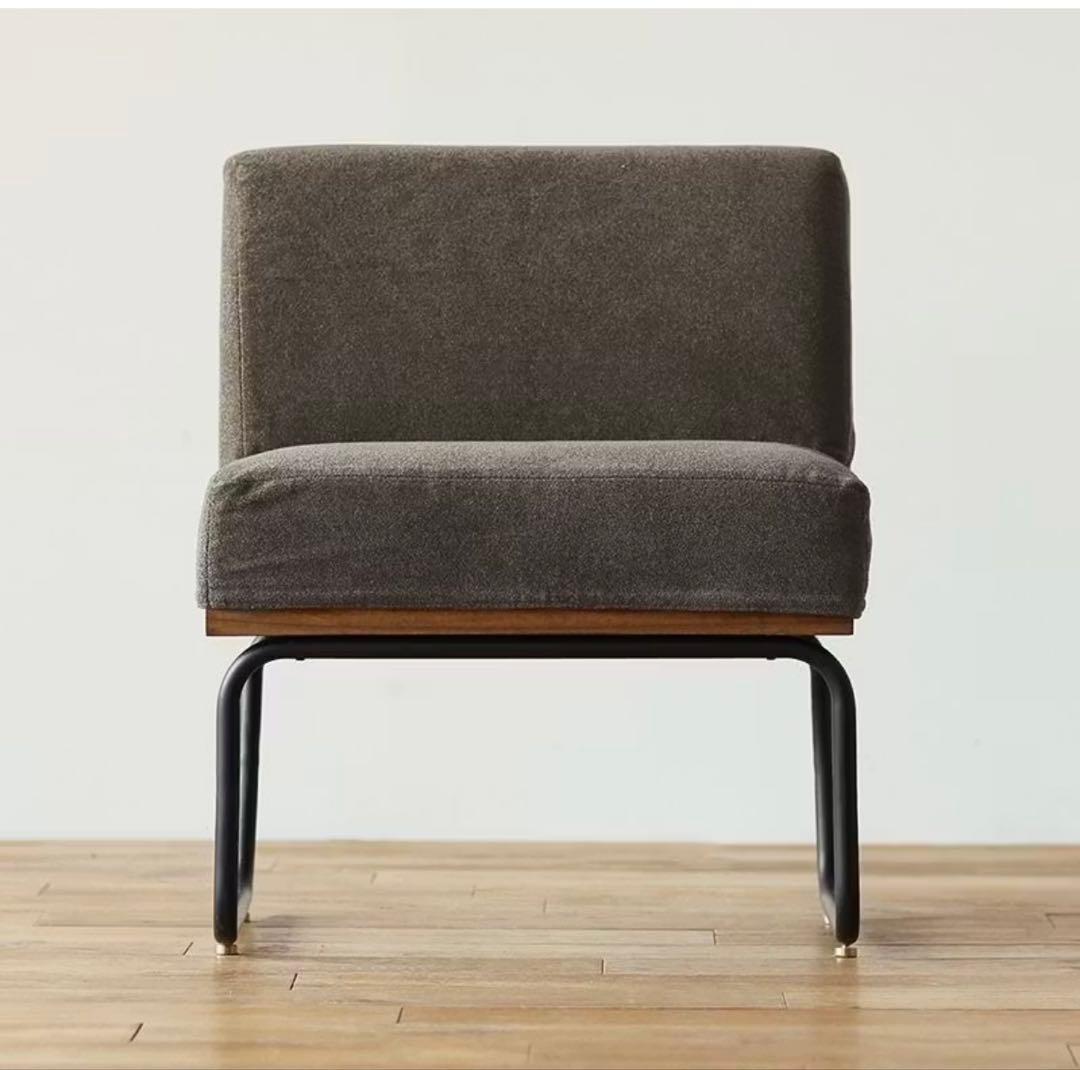 ReCENO WIRY1人掛けソファ(グレージュ)