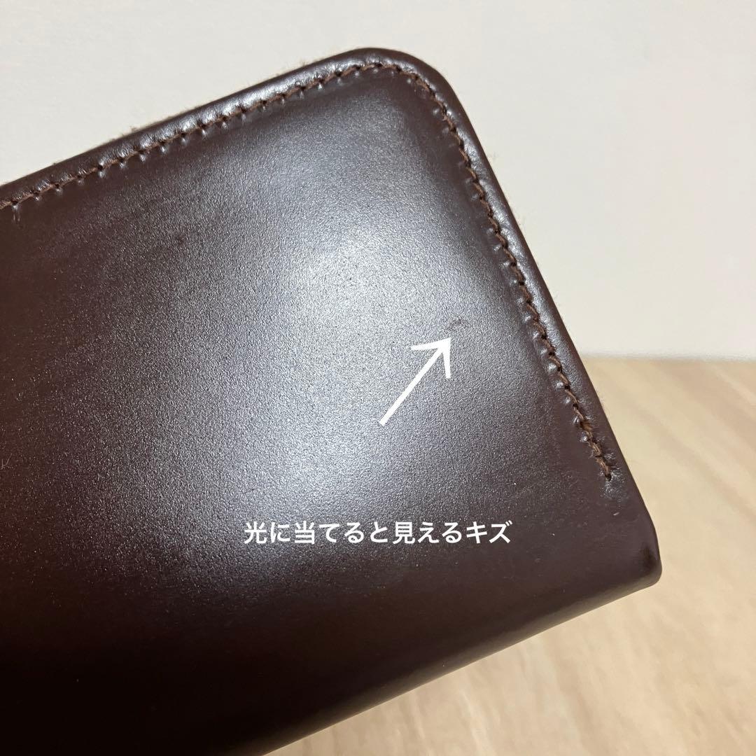 訳あり未使用 ✨ホワイトハウスコックス✨ラウンドジップ✨長財布✨ダークブラウン