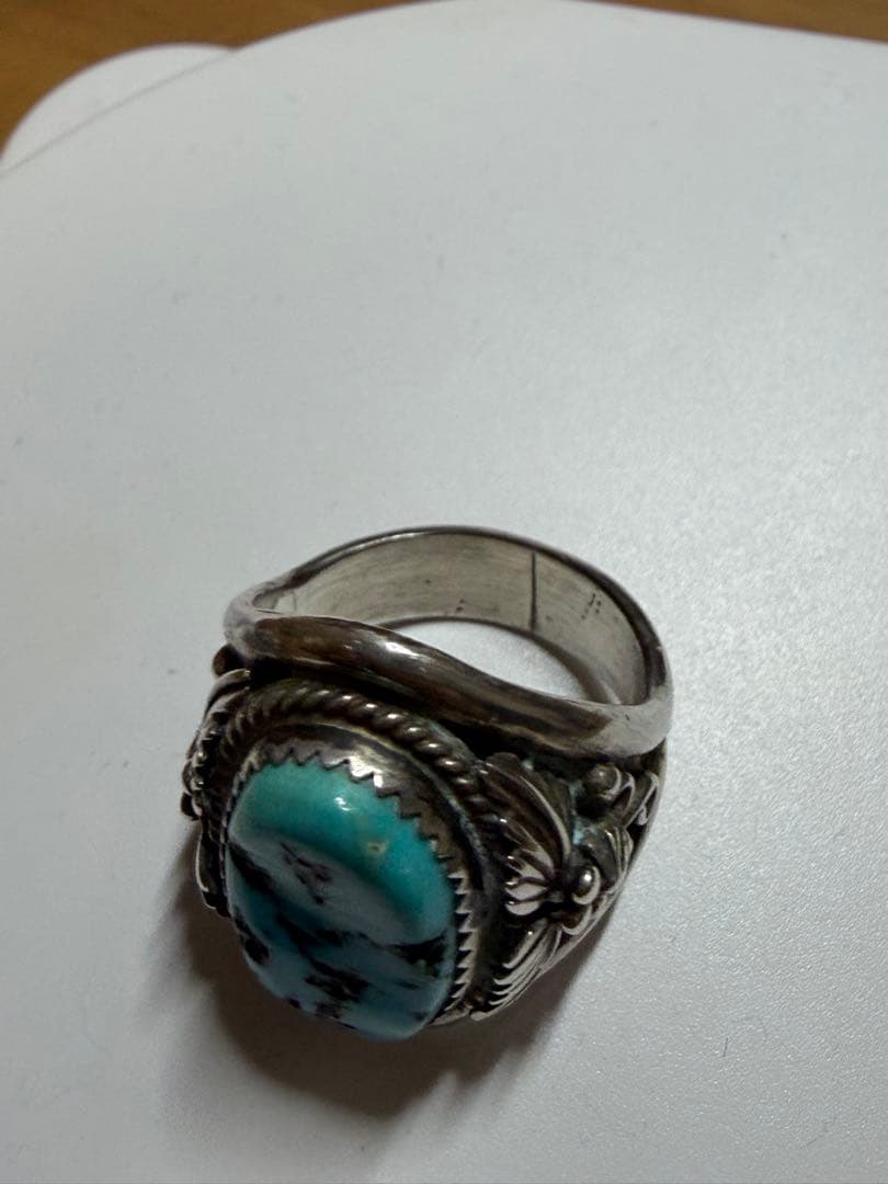 専用　R.B　ターコイズ　リング　指輪　20号 ランニングべア　925
