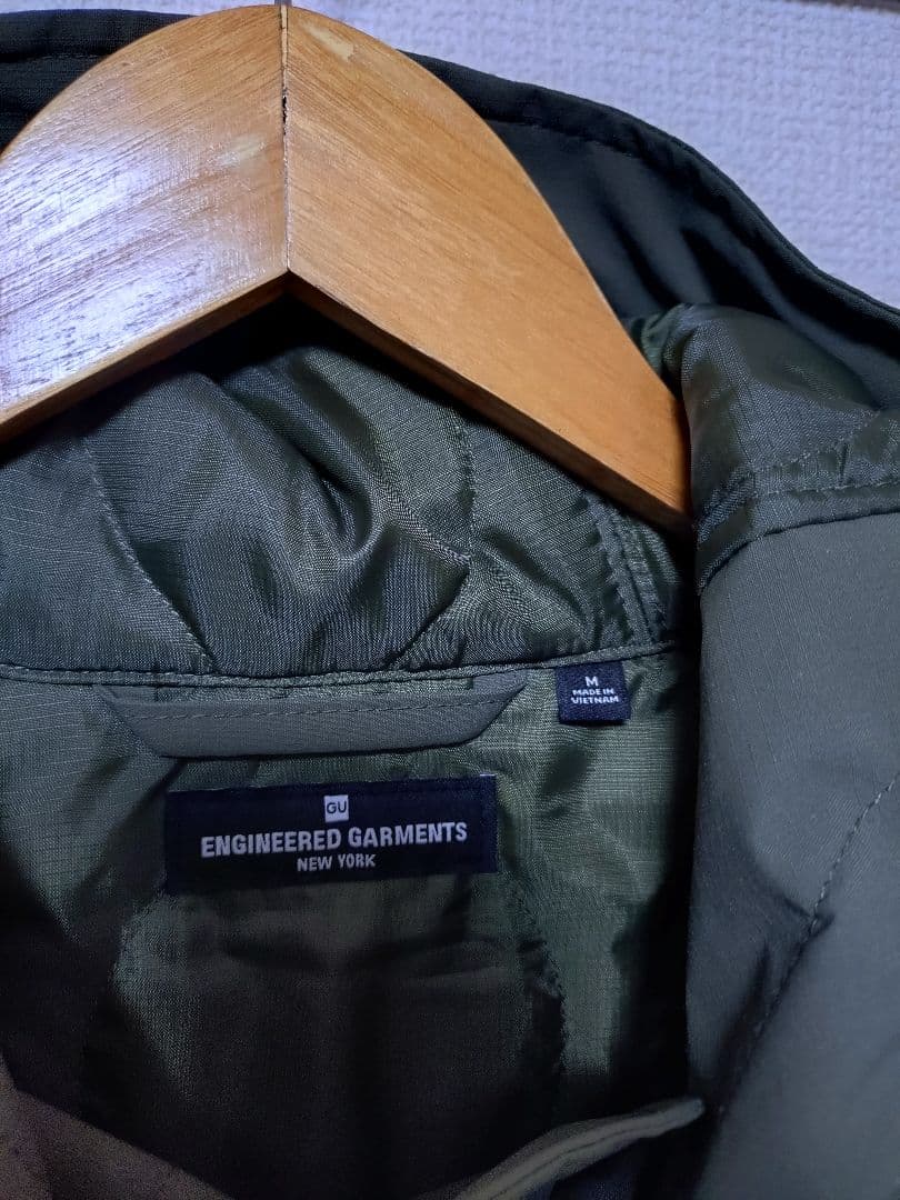 GU ENGINEERED GARMENTS パデッドシェルパーカー M