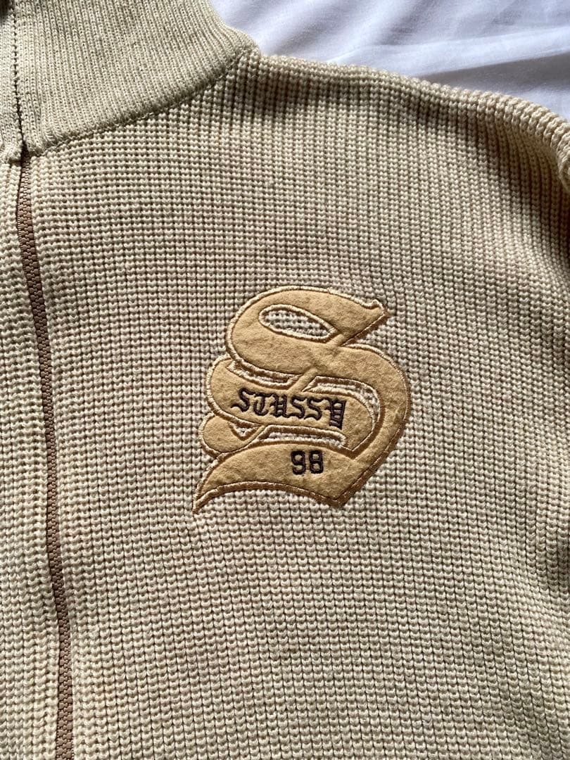 90s stussy BIG4 ニットジャケット　美品