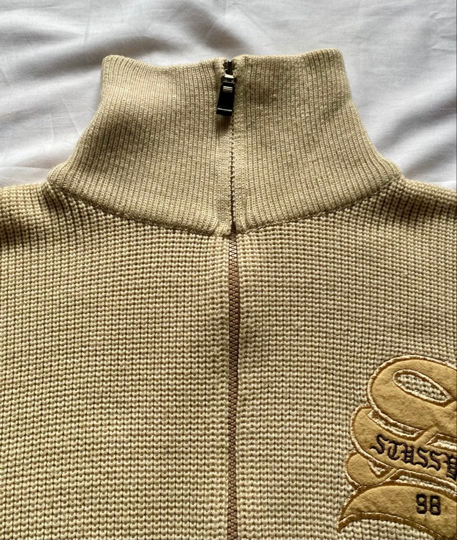 90s stussy BIG4 ニットジャケット　美品