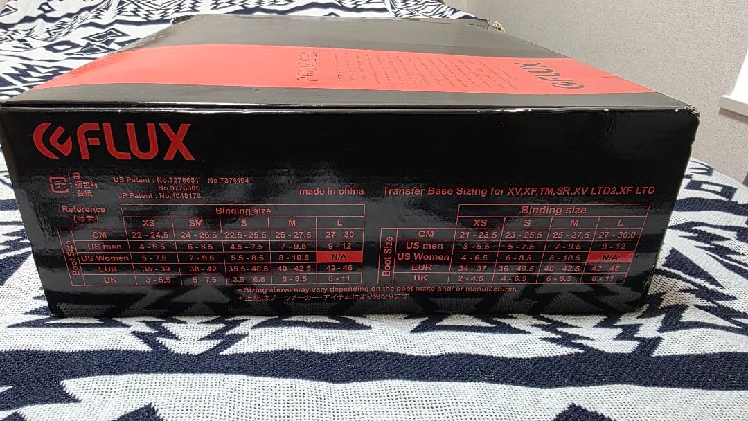 FLUX DS M ビンディング ブラック (未滑走　フィッティングのみ) 美品