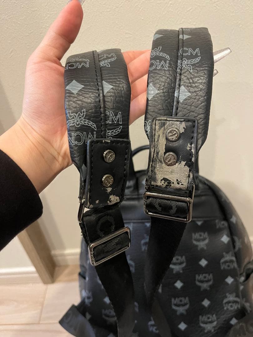 ゆにゃMCM ブラック リュック M1978