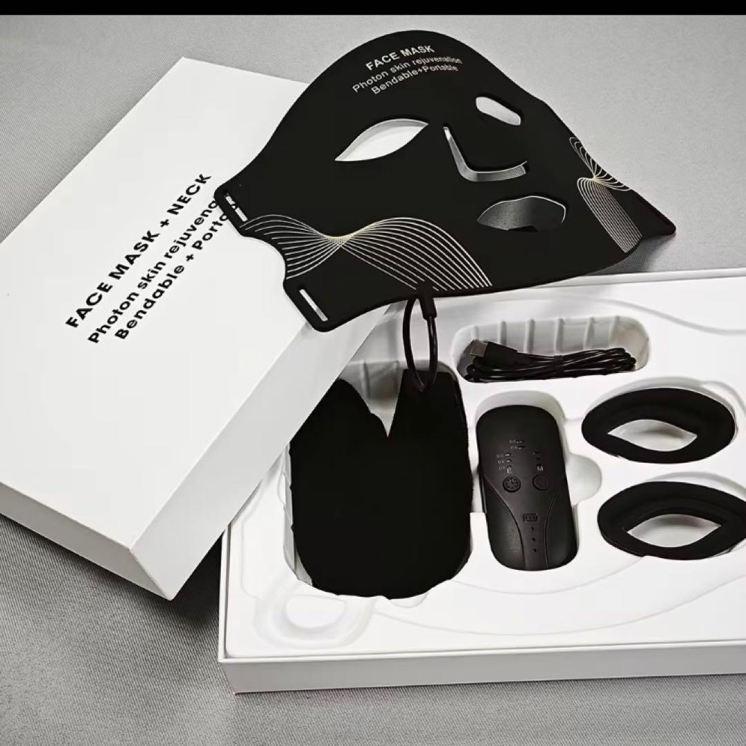 近赤外線 LED光トリートメント　フェイスマスク＆ネックパーツセット