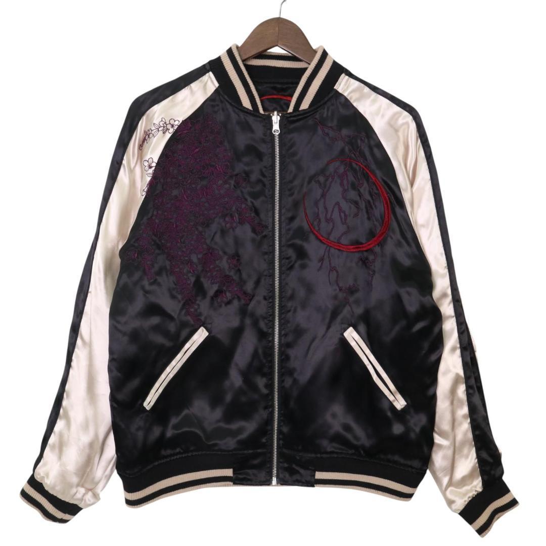 絡繰魂×北斗の拳 リバーシブルスカジャン ラオウ 黒王