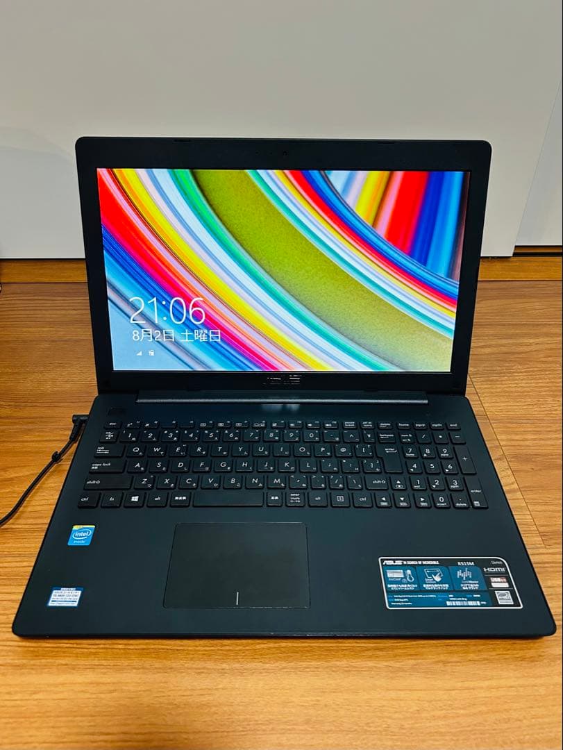 ASUS ノートPC/アダプター・箱付き