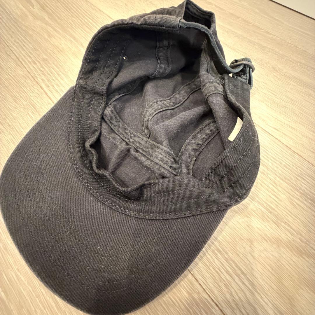 ひ*る様 Supreme ブラック チノ　キャンプキャップ