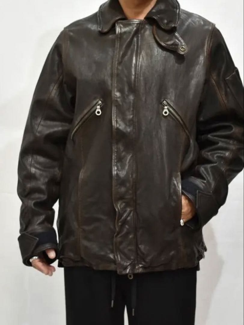 バックラッシュ　フライトジャケット　ブラック　製品染め