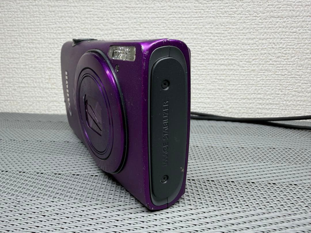 Canon IXY パープル PC1676 デジカメ 動作未確認品