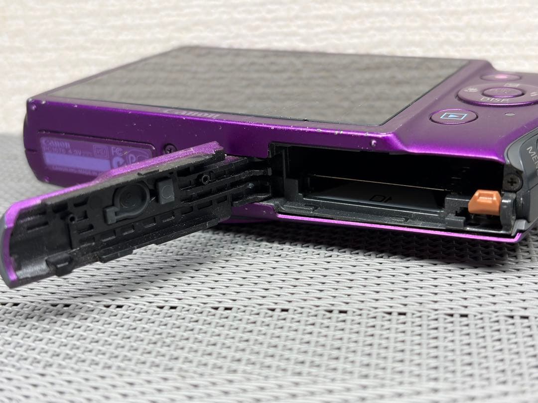 Canon IXY パープル PC1676 デジカメ 動作未確認品