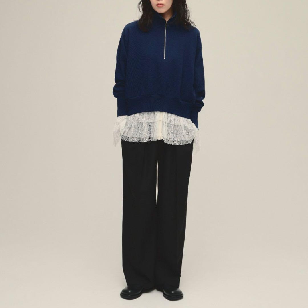 JEANASIS eL Lace Frill Shirt レース フリル シャツ